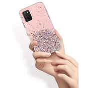 Overboard Ovitek za Samsung Galaxy A03s, bleščeč, roza
