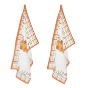 Set of 2 kitchen towels, cotton, 70 x 50 cm, Harvest - Nuova R2S