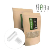 Prazne kapsule 00 - odprte, veganske, prozorne, 1000 kosov