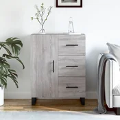 Vidaxl vidaXL Omarica, siv hrast sonoma, 69,5 x 34 x 90 cm, material na osnovi lesa