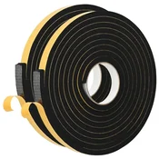 Vidaxl Samolepilni pena trak 2 szt. Črna 20mm x 5m CR pena