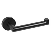 X-ROUND BLACK držalo za toaletni papir, črno mat - Črna - 170x55x70 mm - Sapho - X-ROUND - 24 - Medeninasti - Nosilec toaletnega papirja - Krožni - 170 - 55 - 70 - According to recommendation - 14