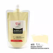 Akrilna barva, 200 ml, ROSA STUDIO | Naples Yellow (411)