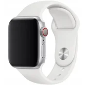shumee GUMIJAST ŠPORTNI PASČEK ZA APPLE WATCH 3 4 5 6 7 8 9 SE 38/40 MM BEL