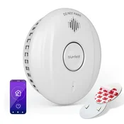 Klarstein SmartVigil Connect WiFi detektor dima, 3-letna baterija, nadzor z uporabo aplikacije, brez vrtanja