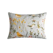 Prevleka za blazino iz mikrovlaken SPRING BIRDS 50x70 cm, barvna