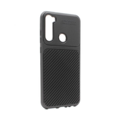 Ovitek Moški Elegant Carbon za Xiaomi Redmi Note 8, Teracell, črna