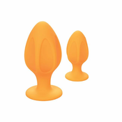 California Ex Novel Analna čepa Cheeky Buttplug - oranžna
