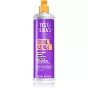 TIGI Bed Head Serial Blonde vijoličen toniran šampon za blond lase in lase s prameni 400 ml