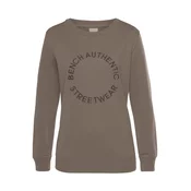 BENCH Sweater majica zeleno smeda