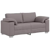 Vidaxl Dvosobni kavč Taupe 180 cm blago