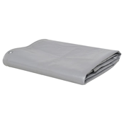 vidaXL Ponjava 650 g/m2 1,5x6 m siva