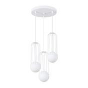 Sollux SL.1335 - Luster BRINA na sajli, 3xG9/8W/230V, bela