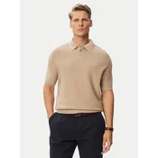 Beverly Hills Polo Club Polo majica P-SS26M-M7280BEI Bež Regular Fit