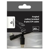 Cablexpert Kabel USB-C na 8-pin Lightning kotni 20cm, (21509692)