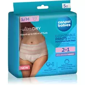 Jednokratni bikini 2 u 1 Canpol - Za poslije poroda s uloškom, S/M, 5 komada