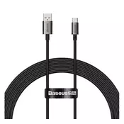 BASEUS SUPERIOR USB kabel za prijenos podataka - Type-C, 200 cm, CRNA P10320102114-02