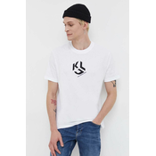 Pamucna majica Karl Lagerfeld Jeans boja: bijela, s tiskom