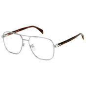 David Beckham DB7103 EX4 ONE SIZE (57) Srebrna/Kristalna