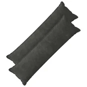 vidaXL Prevleka za blazino 2 pcs HOUTEN Antracit 40 x 145 cm