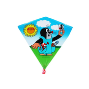 Wiky Kite za letenje Krtek iz plastike 68x73cm - mešanica barv
