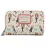 Harry Potter Luna Lovegood Aop Zip Around Wallet
