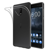 Ultra tanek silikonski ovitek za Nokia 6 - prozoren