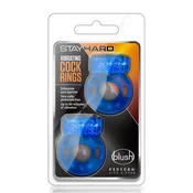 shumee Vibracijski penis obročki Stay Hard, 2 pakiranja