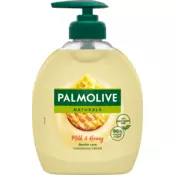 Tekoče milo, 0,3 l, PALMOLIVE, Negovalno Mleko in med