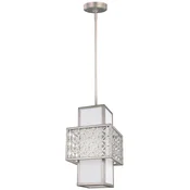 Elstead Lighting Elstead Kenney 1 viseča svetilka za strop, srebrna, E27, (22098138)