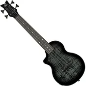 Ortega NEO-BS-TGB-L Transparent Grey Burst Bas ukulele