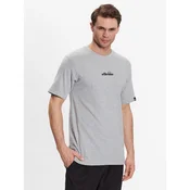 ELLESSE Majica Ollio pegasto siva / črna