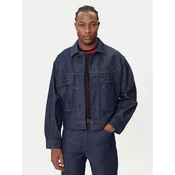 HUGO Jeans jakna 50542915 Mornarsko modra Relaxed Fit