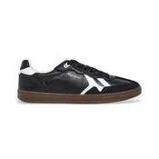 Pepe Jeans za moške. PMS00042 Usnjeni čevlji Ball Class črne barve (43), Črna, Ravna stran, Čipke, Priložnostno