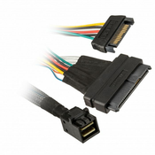INLINE U.2 Anschlusskabel, SSD U.2 an SFF-8643, SATA - 0,5m 29620A