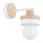 Zidna lampa LARSO 1xE27/15W/230V bijela/bež