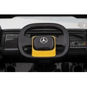 Otroško vozilo Mercedes XMX622B Polpriklopnik rumena LCD lea