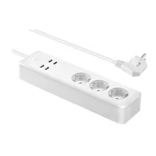 MOYE VOLTAIC SMART POWER STRIP 3 EU PLUGS + 4 USB PLUGS 3680W 16A PAMETNA RAZDELILNA LETEV