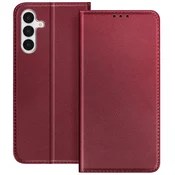 AVIZAR Folio etui za Galaxy S25 FE z držalom za kartice in video stojalom, Bordeaux, (5000189973)