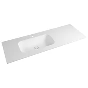 SAPHO ARUBA Rockstone umivalnik 200x51,5cm, levo, bel mat