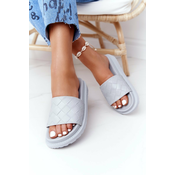 Womens fashion slippers Big Star - gray