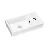COMAD UM-VEDEA 40 - Nadgradni umivaonik VEDEA 40x22 cm keramika/sjajna bijela