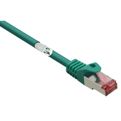 Renkforce Renkforce RF-5052916 RJ45 omrežni kabel\, Patch kabel CAT 6 S/FTP 2.00 m zelena z zaščitnim zapornim zatičem\, pozlačeni konektorji\, ognjevaren 1 kos, (20417341)