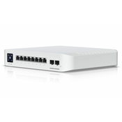 Ubiquiti UniFi Switch Pro 8 PoE - 8x GbE, 2x SFP+, 6x PoE+, 2x PoE++ (PoE proračun 120W)