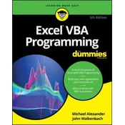 Excel VBA Programming For Dummies