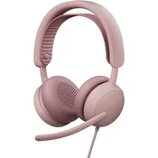 LOGITECH slušalice 2.0 – Zone Wired 2 s mikrofonom, ružicasta 981-001620