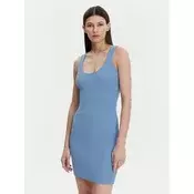 MICHAEL Michael Kors Pletena obleka MS5830I33D Modra Slim Fit