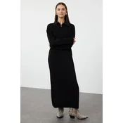 Trendyol Modest Ženska haljina Tctaw25Eb00013, Crna