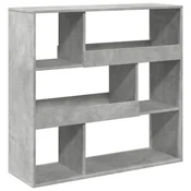 Vidaxl Pregrada za prostor betonsko siva 100x33x94,5 cm inženirski les
