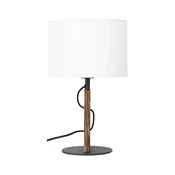 Namizna svetilka PINUS 1xE27/40W/230V bela/les